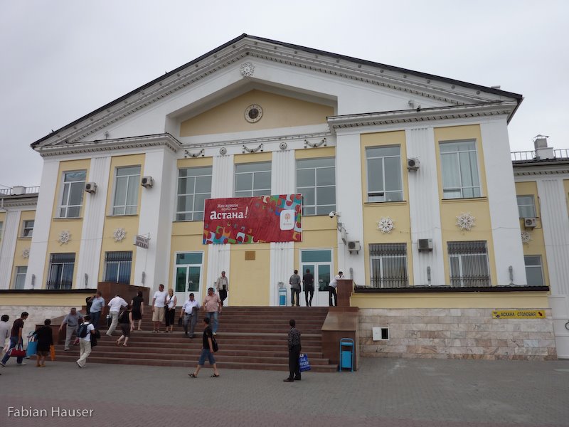 Railway station of Astana, Kazachstan