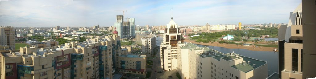 Astana, centra tegmentoj