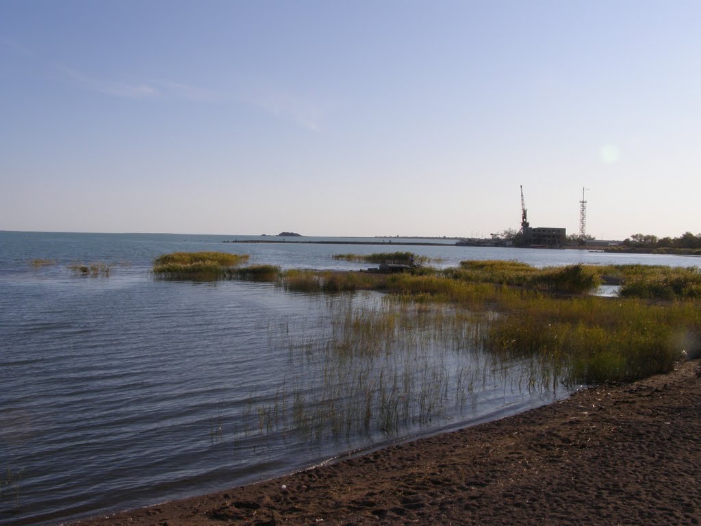 Вид на запад с берега/Kind on lake from coast