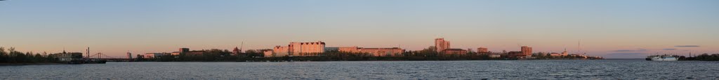 Архангельск на закате