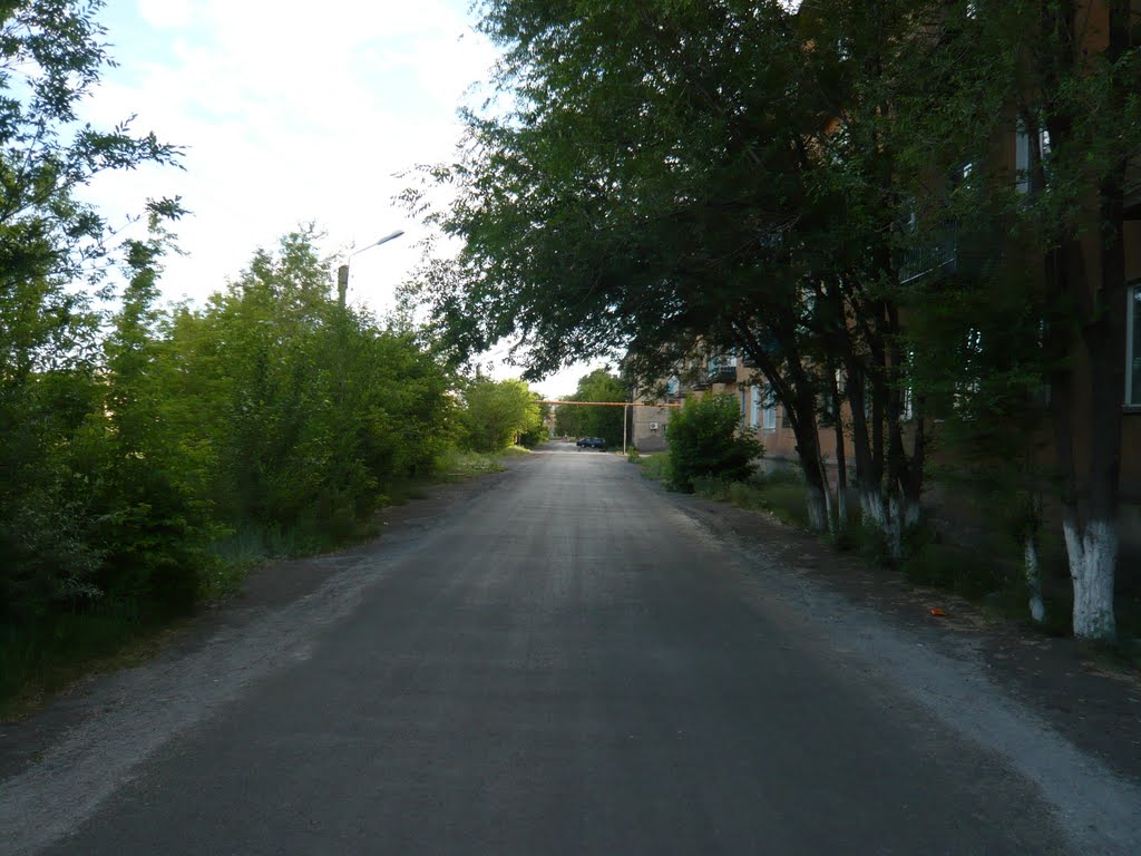 Aktas. Pervomayskaya st. Первомайская ул.