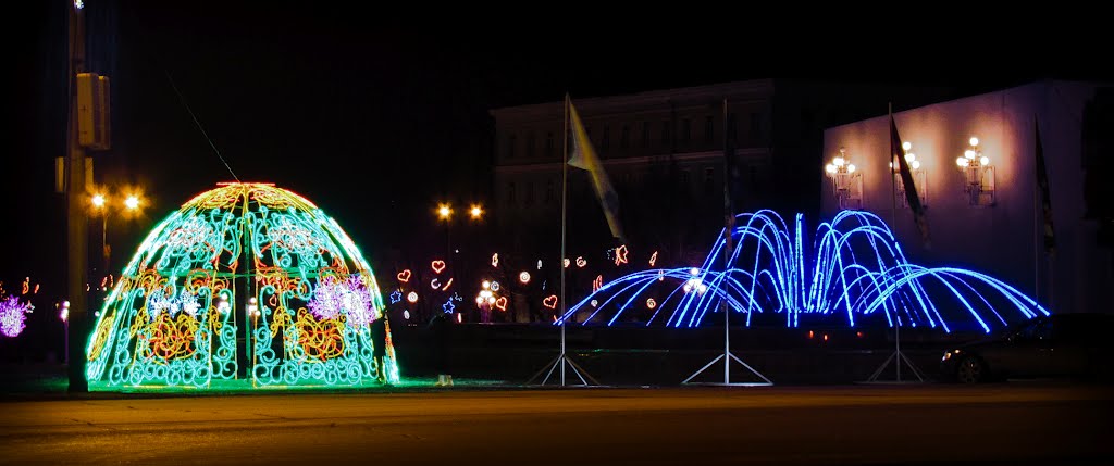 Karaganda at night / Караганда ночью