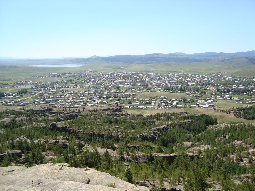 Вид на Каркаралинск