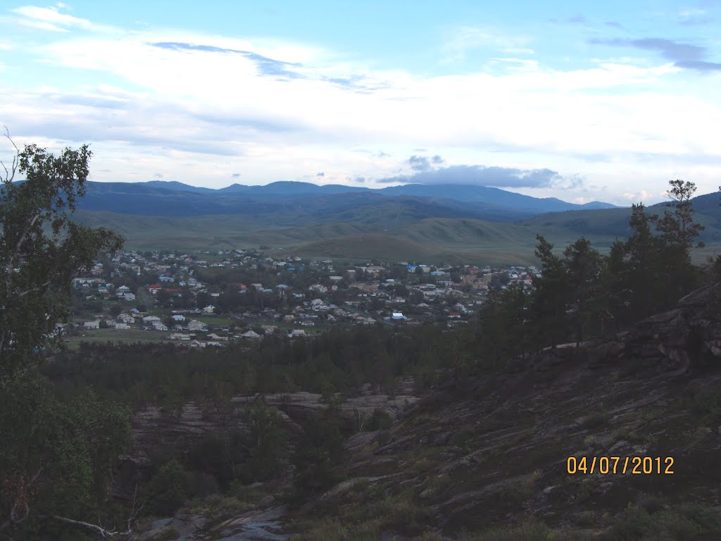 Karkaralinsk from Big Palace grotto