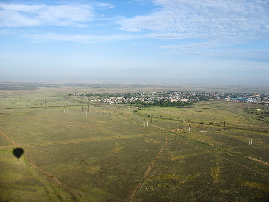 Сарань, вид с воздушного шара