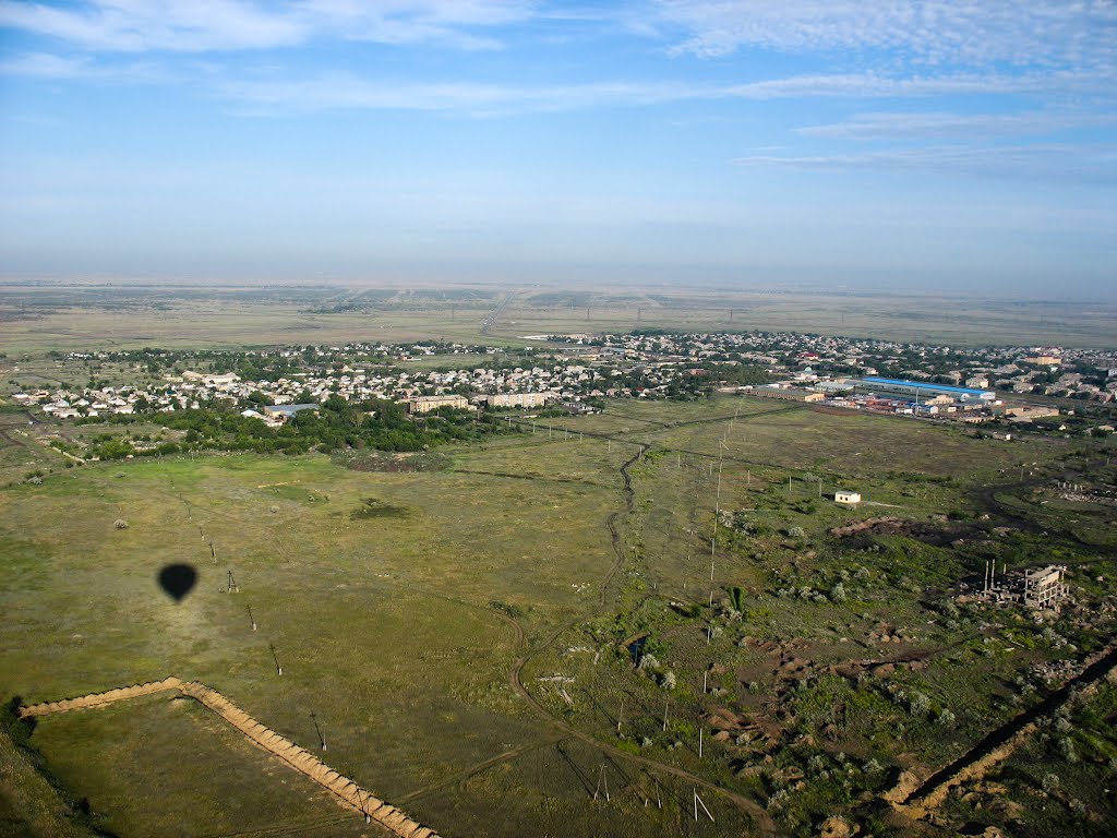 Сарань, вид с воздушного шара