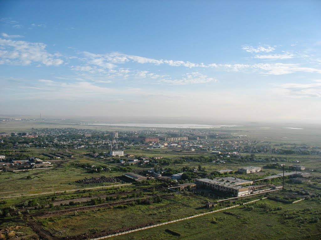 Сарань, вид с воздушного шара