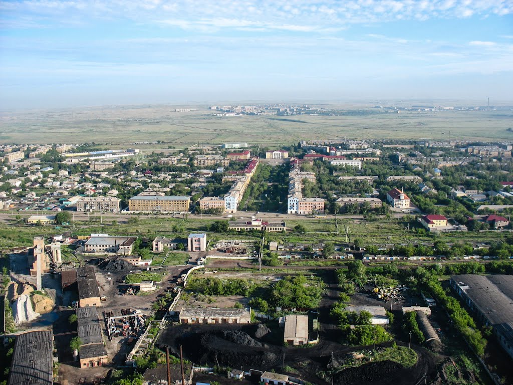 Сарань, вид с воздушного шара