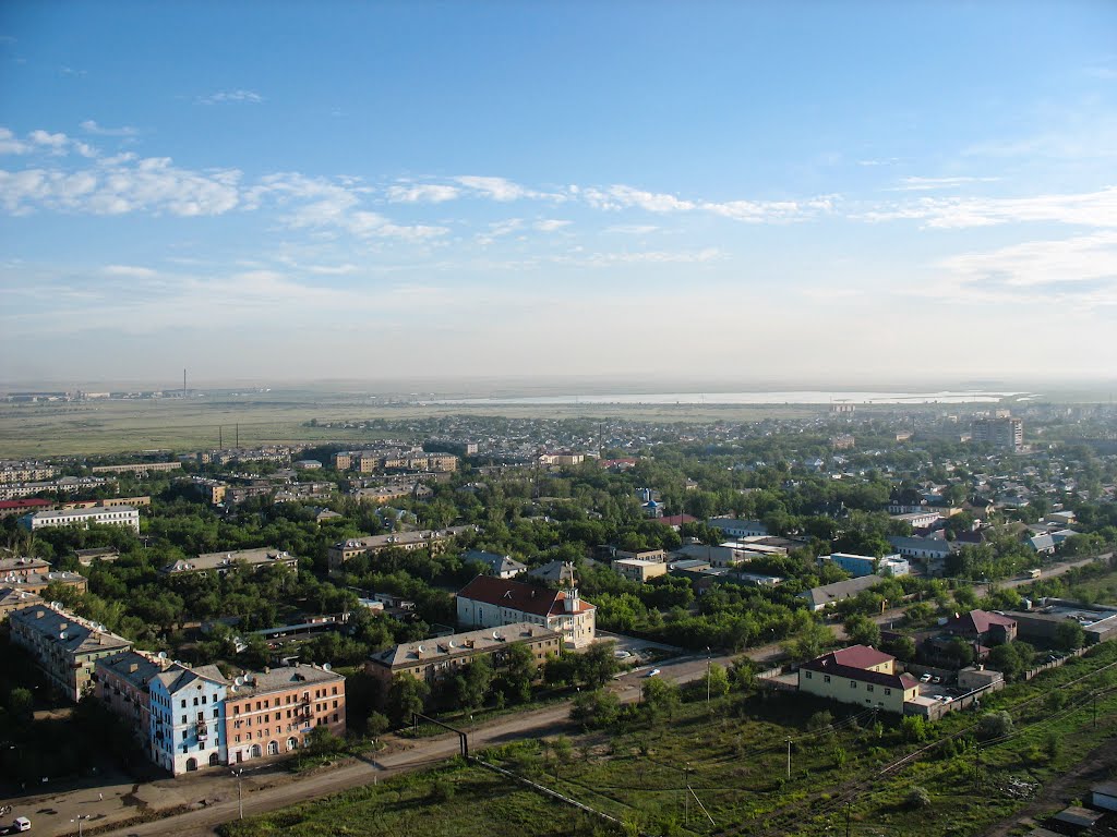 Сарань, вид с воздушного шара