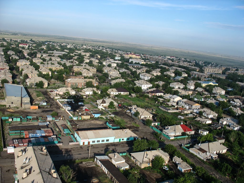 Сарань, вид с воздушного шара
