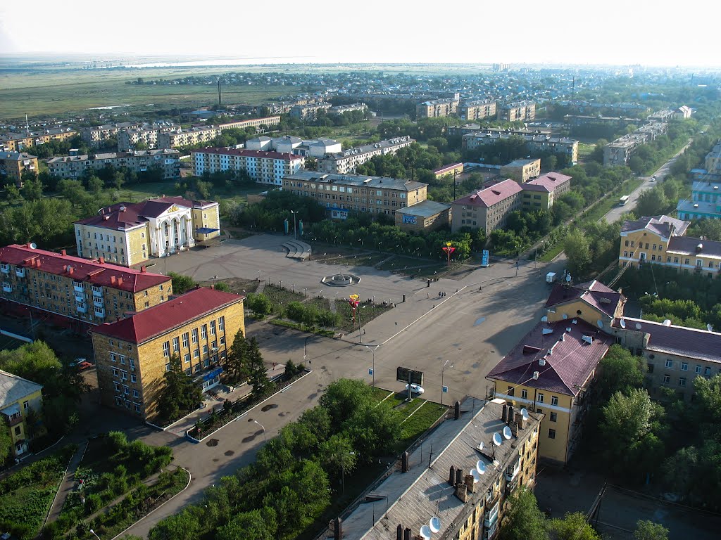 Сарань, вид с воздушного шара