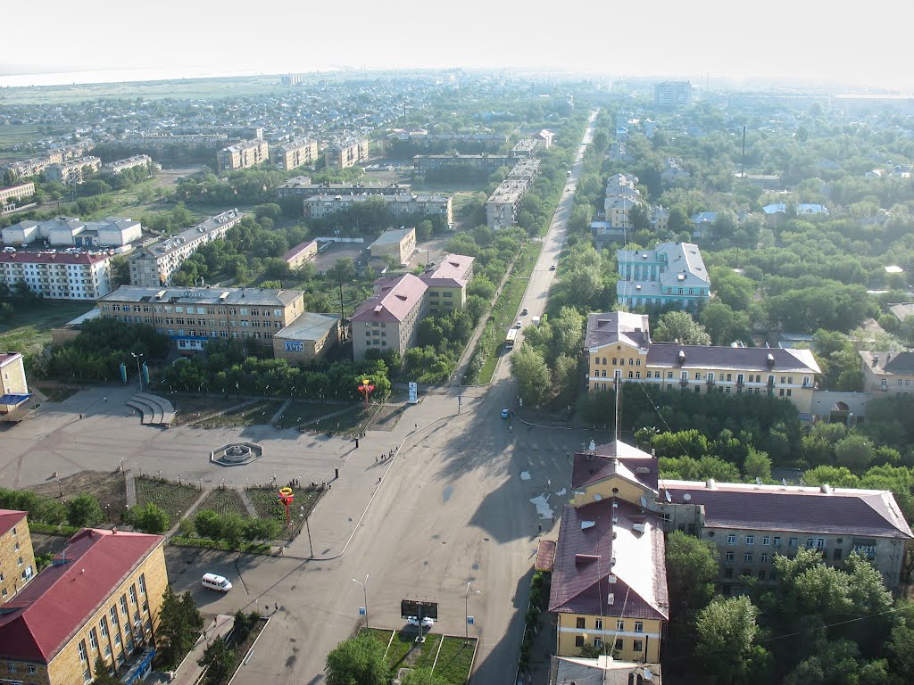 Сарань, вид с воздушного шара