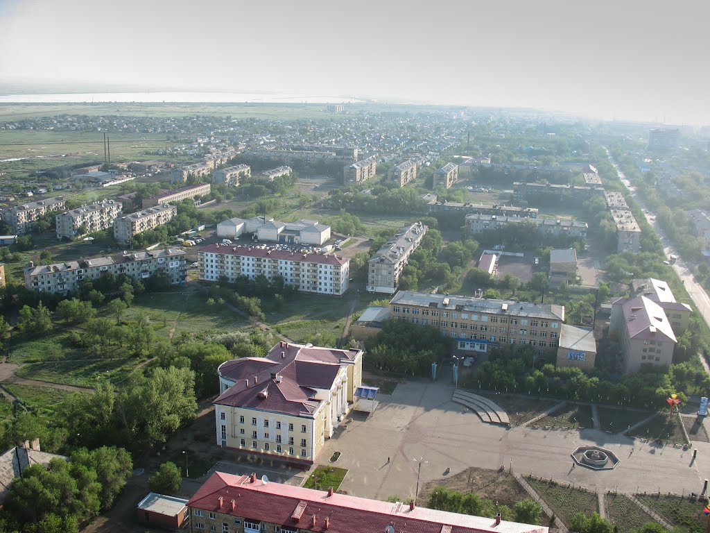Сарань, вид с воздушного шара
