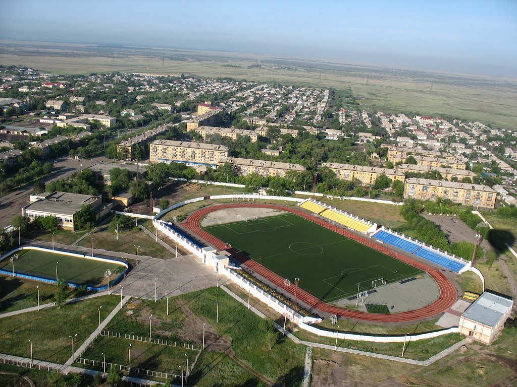 Сарань, вид с воздушного шара