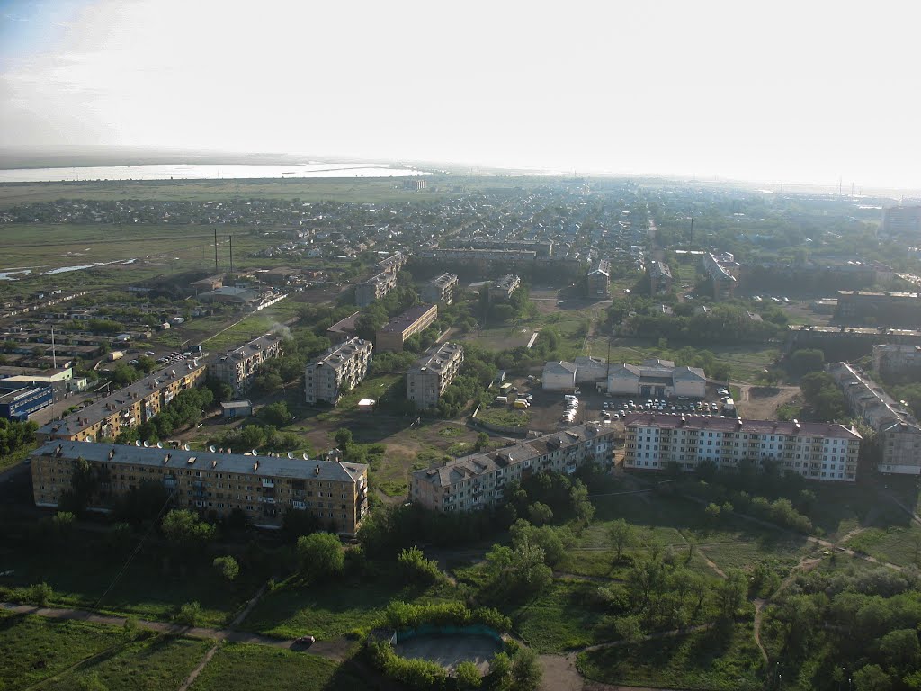 Сарань, вид с воздушного шара