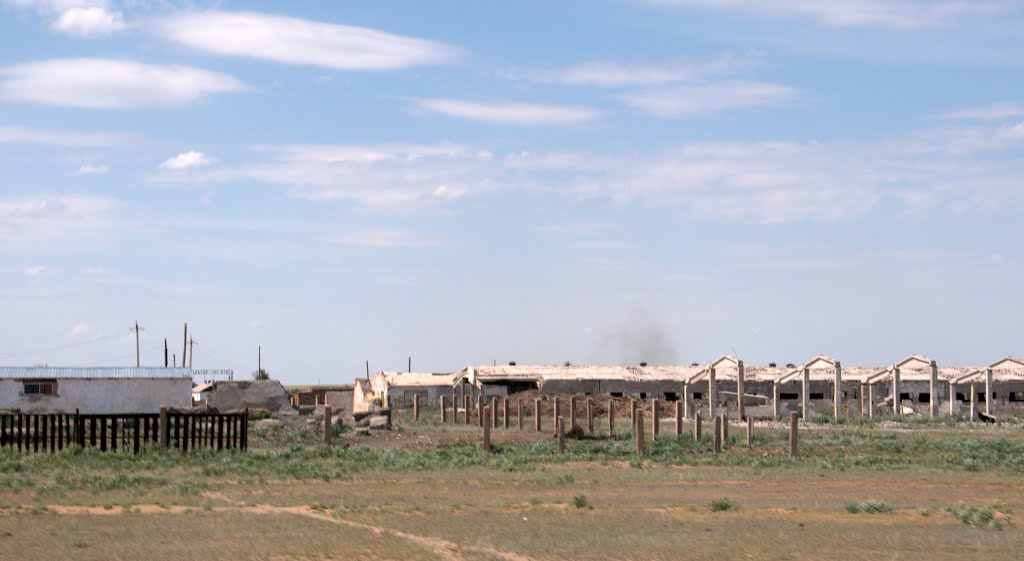 На подъезде к Атасу. Вид с трассы А17 / Near Atasu (A17 Road View)