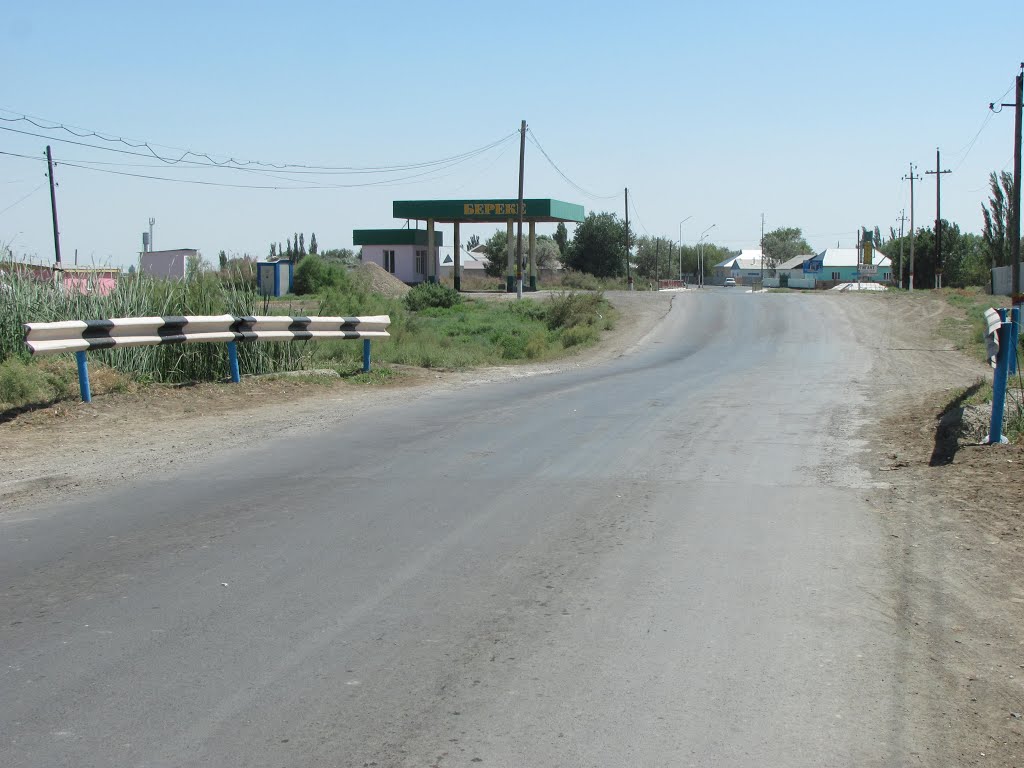 Дорога в Гигант (ныне Бидайколь)