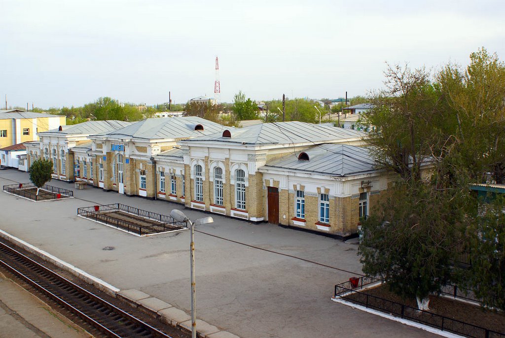 Shieli railway terminal