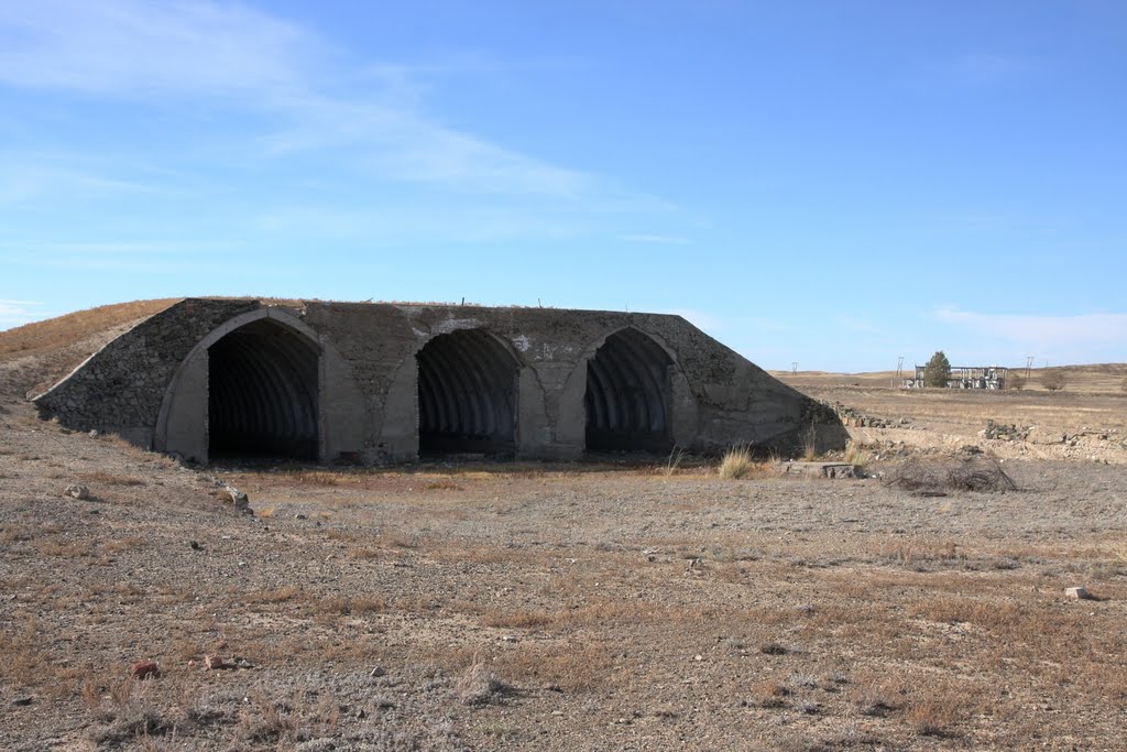 SA-2 missile shelter in the abandoned Balytky-Kul SAM site