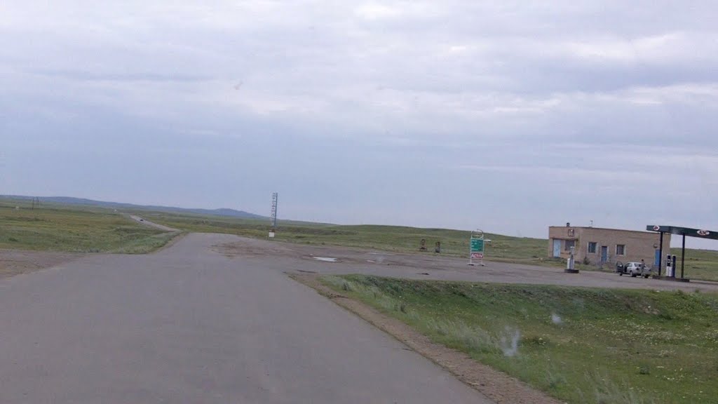 Выезд из города в сторону Щучинска