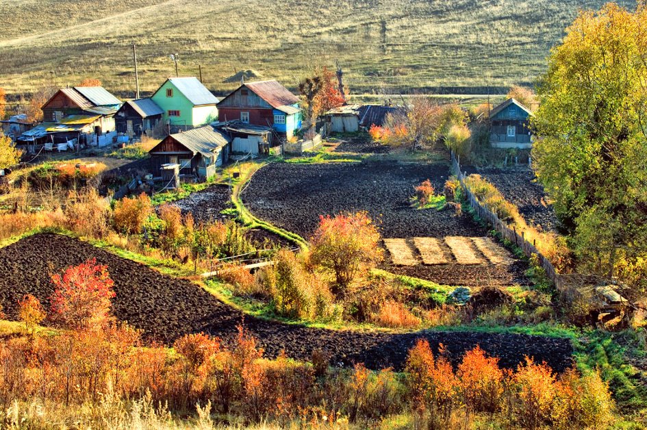 Осенью в пригороде Кувандыка.