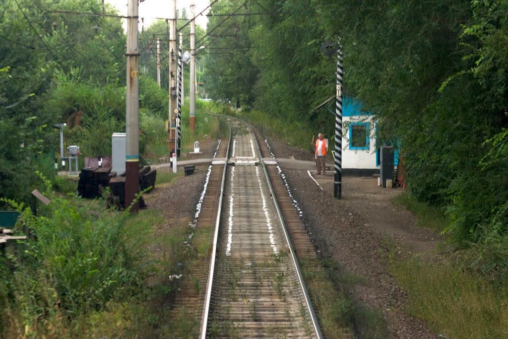 railroad, Almaty, stage Almaty-2 - Almaty-1