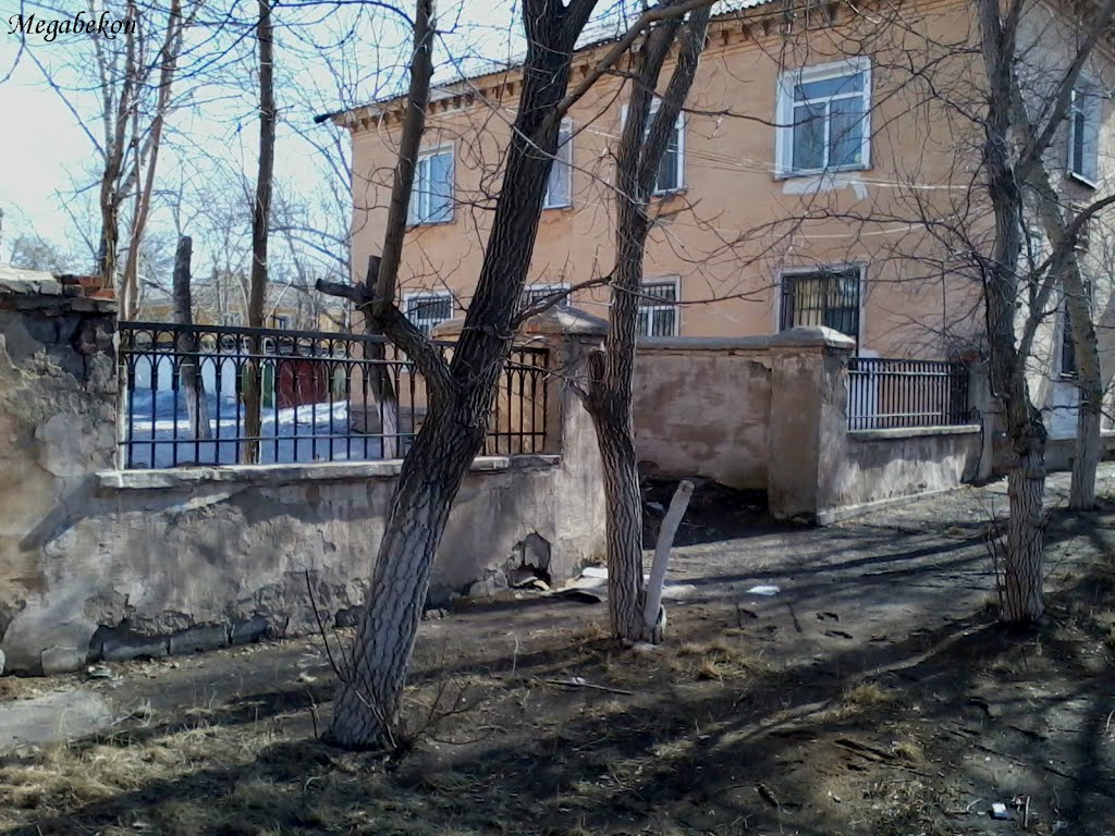 Старый забор.