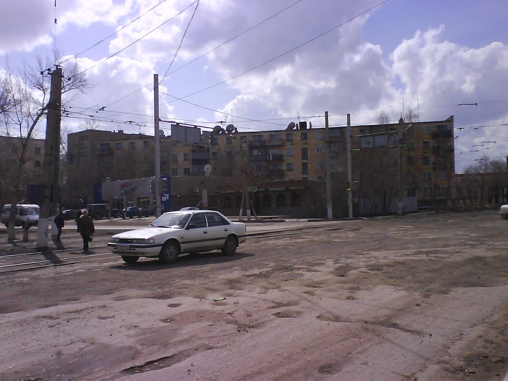 Перекрёсток ул.Димитрова и ул.Чернешевского (маг. находка)