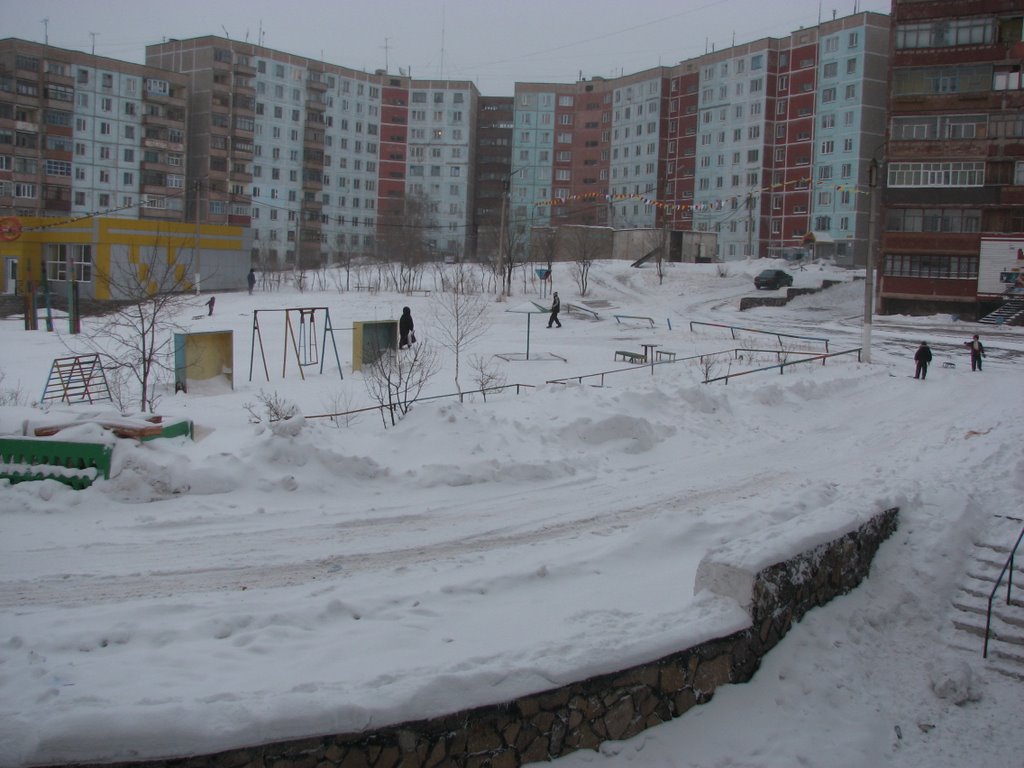 Зима. 8 микрорайон.