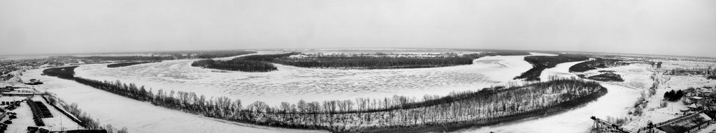 Winter river( view from granary)