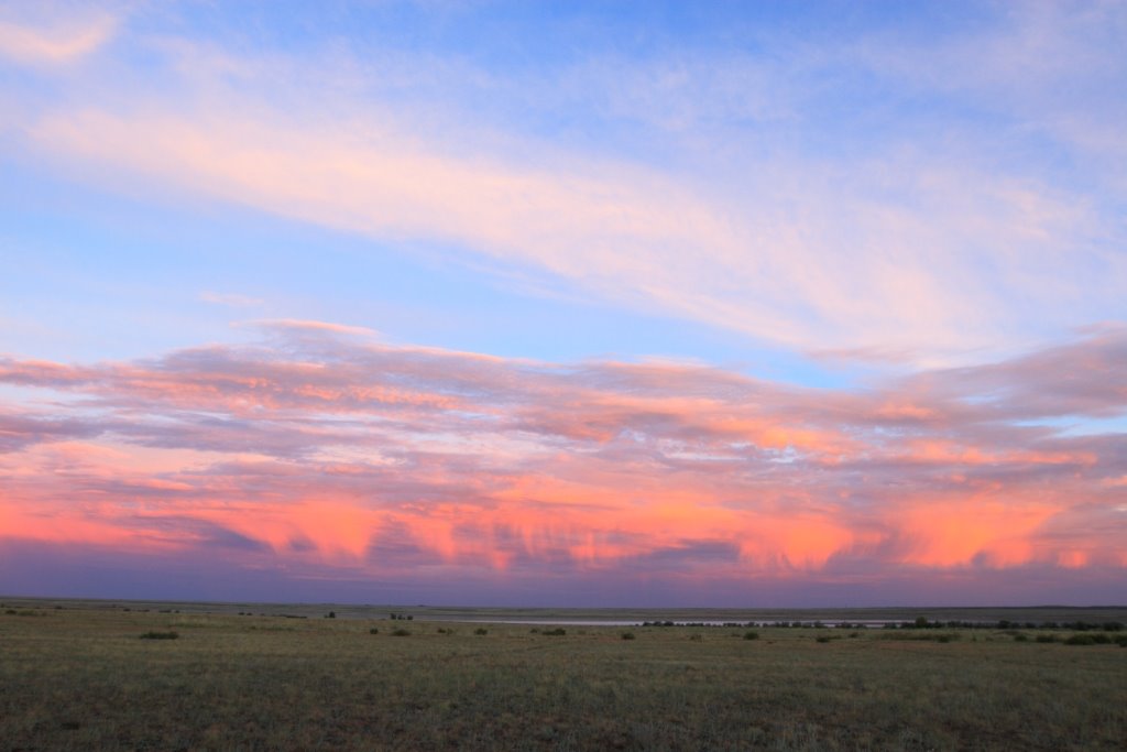 Sunset.