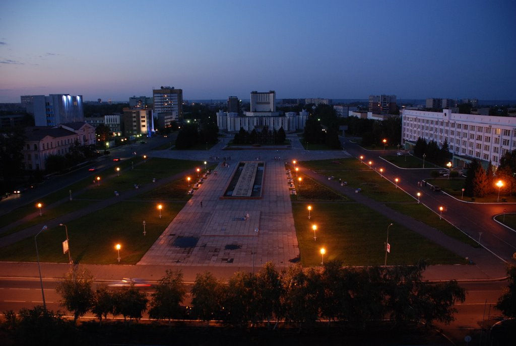 Pavlodar - blaue Stunde