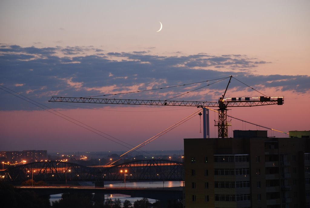 Pavlodar - blaue Stunde 2