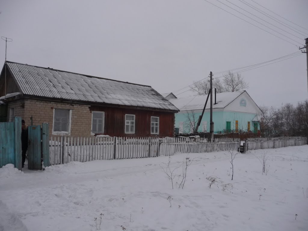 Частный сектор с.Булаево.