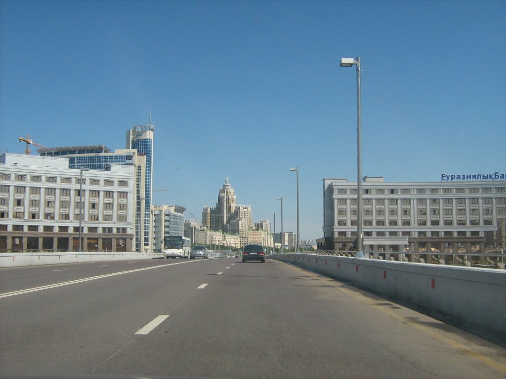 a view from Triumph of Astana (M.Tussupbekova)