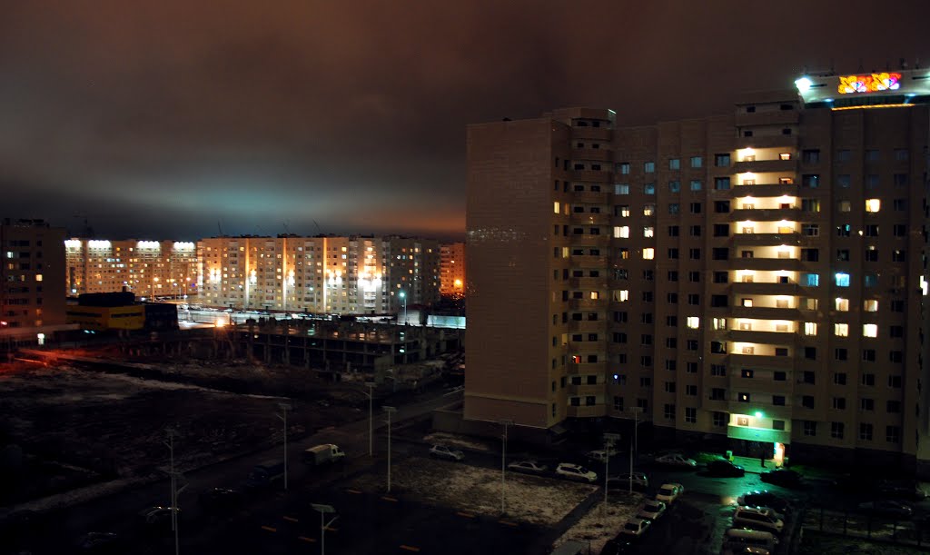 Сяйво над нічним містом_Radiance of the night city