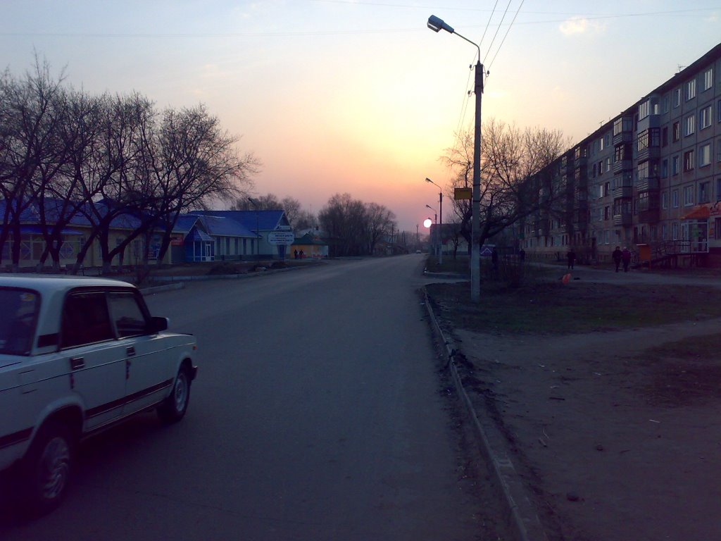 Закат, пр. Рубцовского