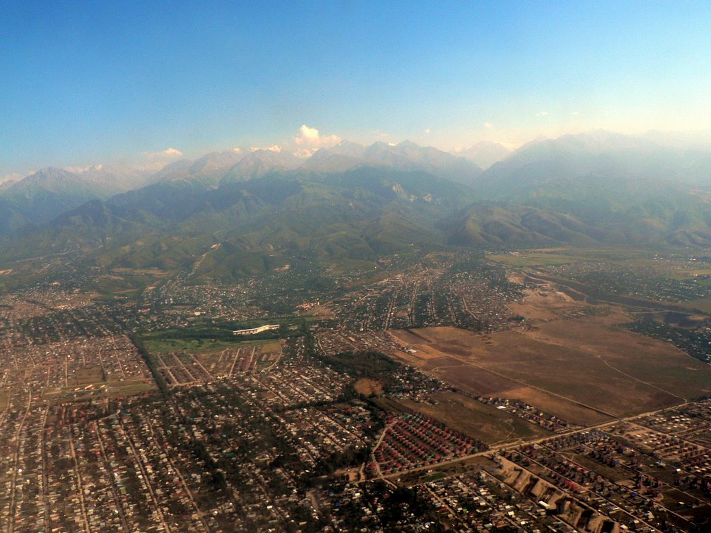 Over Western Suburbs of Almaty