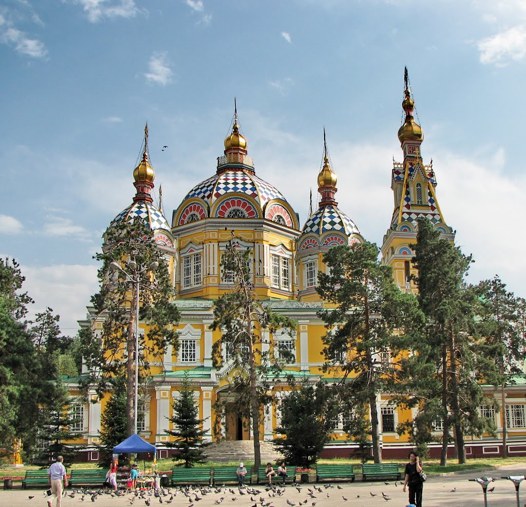 Вознесенский собор, Алматы. 1904-1906  Ascension Cathedral, Almaty. 1904-1906
