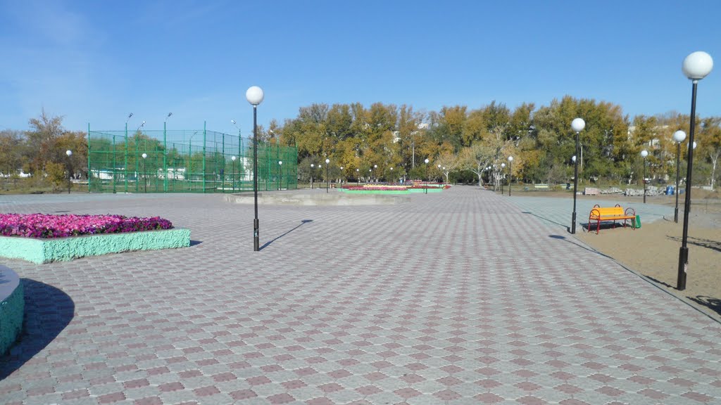 в парке