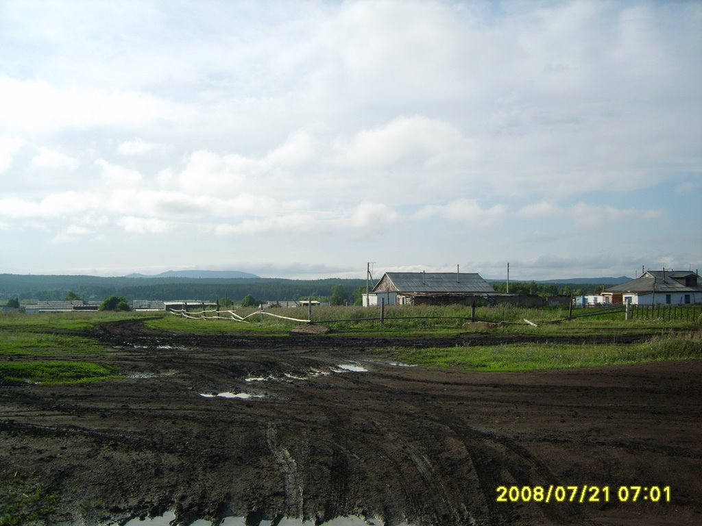 На дороге п.Балкашино