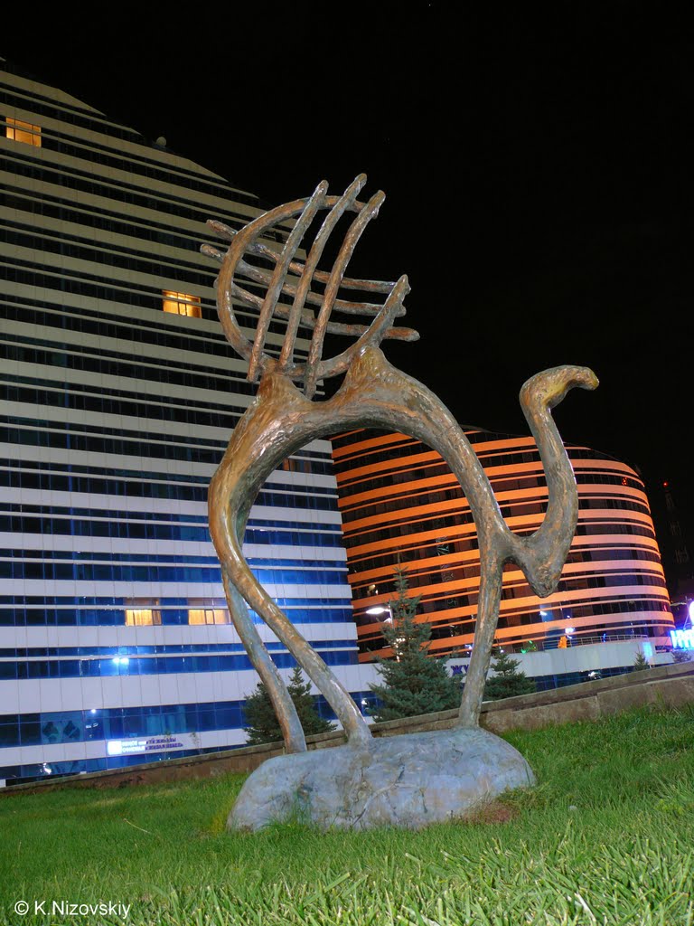 Astana, Camel at night