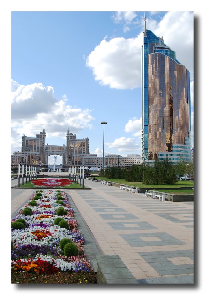 Walking in Astana ...