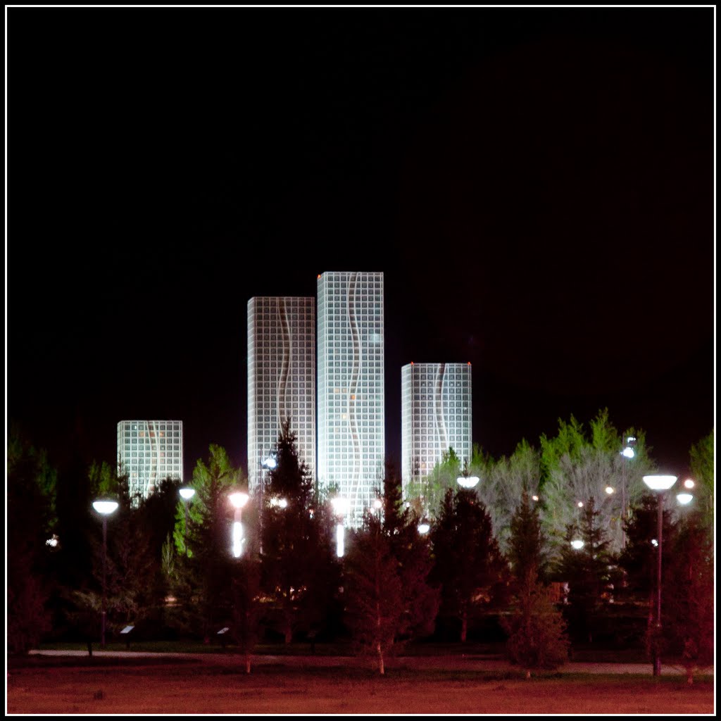 Phantom towers of Astana