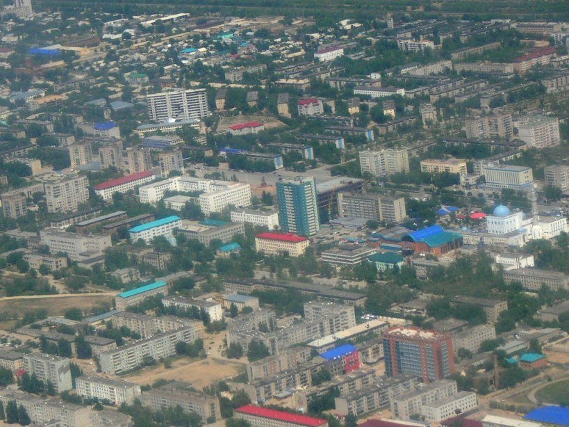 Актобе с высоты птичьего полета