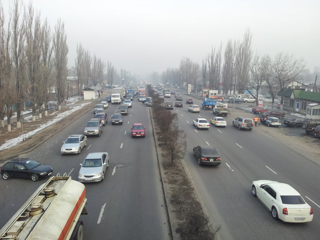 Рыскулова - Емцова: вид на восток