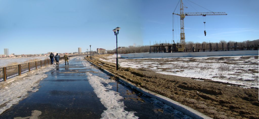 Новая Набережная в Жилгородке - к пляжу