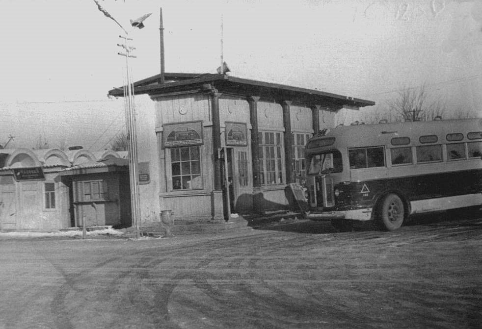 Конечная остановка автобуса Жилгородок 1958 г.