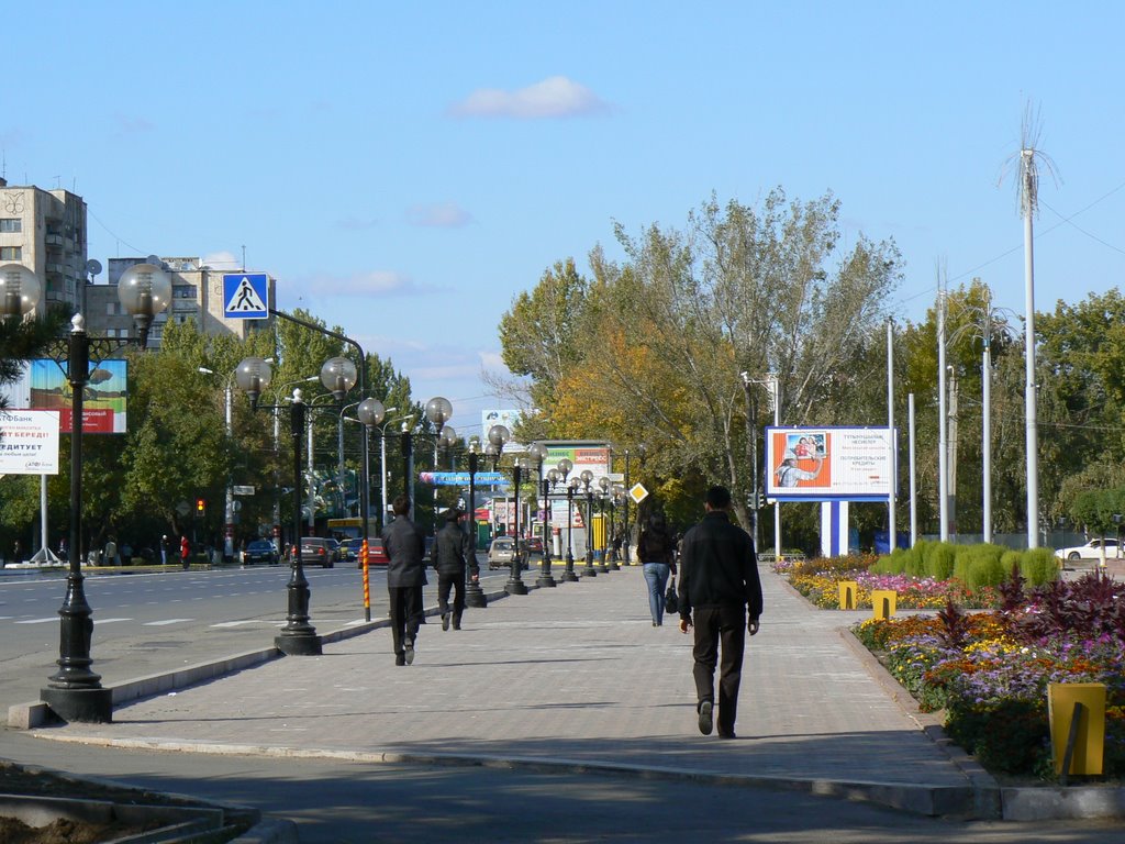 Uralsk. On street Dostyk.