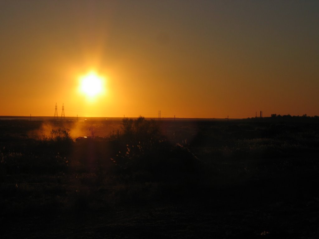 06.11.05 Leninsk, sunset